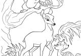 Coloriage De Biche A Imprimer Gratuit Coloriage Bambi Les Beaux Dessins De Disney   Imprimer Et Colorier