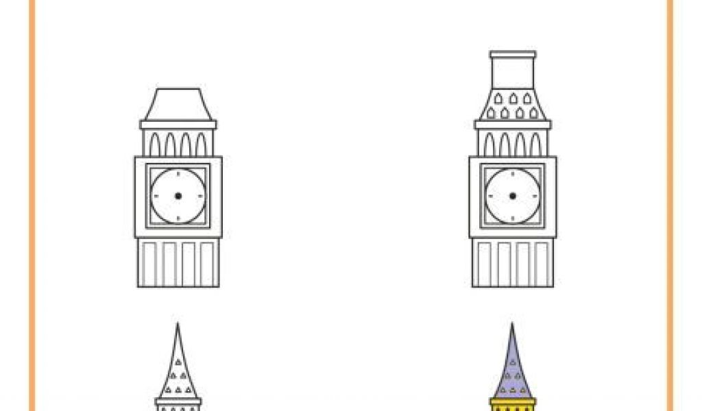 Coloriage De Big Ben Learn to Draw Big Ben | danieguto