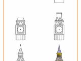 Coloriage De Big Ben Learn to Draw Big Ben