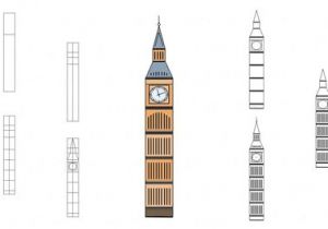Coloriage De Big Ben Pinterest – ÐÐ¸Ð½ÑÐµÑÐµÑÑ