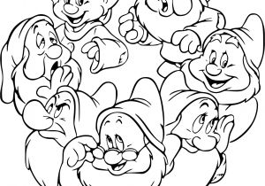 Coloriage De Blanche Neige Et Les 7 Nains Dessus Coloriage A Imprimer Blanche Neige Et Les 7 Nains