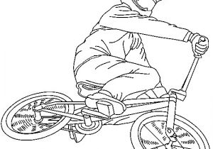 Coloriage De Bmx Coloriage De Bmx Freestyle Coloriages De Sport   Imprimer