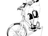 Coloriage De Bmx Coloriage Homme Sur Un Vélo Bmx