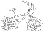 Coloriage De Bmx Coloriages Vélo Bicross   Colorier Fr Hellokids