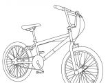 Coloriage De Bmx Coloriages Vélo Bicross   Colorier Fr Hellokids