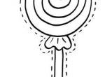 Coloriage De Bonbon Et Sucette Coloriage Pour Enfants De Bonbons Sucettes