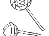 Coloriage De Bonbon Et Sucette Coloriage Pour Enfants De Bonbons Sucettes