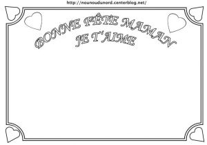 Coloriage De Bonne Fete Mamie Poemes S Coloriages Fete Des Meres