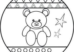 Coloriage De Boule De Noel Coloriage Boules De Noel Boule Nounours Et Motifs