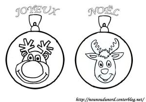 Coloriage De Boule De Noel Coloriage Noel Boules