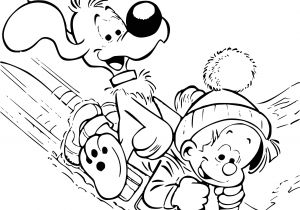 Coloriage De Boule Et Bill Coloriage Boule Et Bill   La Neige   Imprimer Sur Coloriages Fo