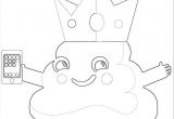 Coloriage De Caca Coloriage Caca Emoji King Phone Dessin