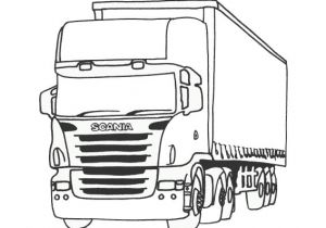 Coloriage De Camion Remorque Coloriage Camion Americain Avec Remorque