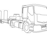 Coloriage De Camion Remorque Coloriage Camion Remorque Camion 13 Transport – Coloriages