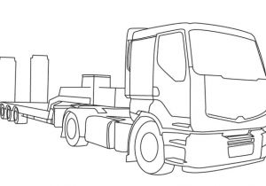 Coloriage De Camion Remorque Coloriage Camion Remorque Camion 13 Transport – Coloriages