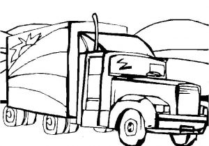 Coloriage De Camion Remorque Coloriage Camion Remorque Dessin