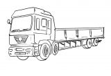 Coloriage De Camion Remorque Coloriage Camion Remorque