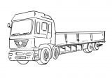 Coloriage De Camion Remorque Coloriage Camion Remorque
