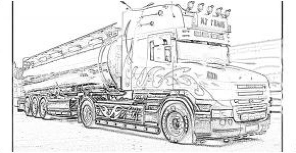 Coloriage De Camion Scania A Imprimer tout Degorgement Page 39 Sur 129