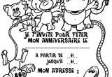 Coloriage De Carte D Anniversaire Carte De Invitation Pour Anniversaire Gratuit Fashion Designs