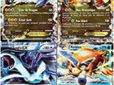 Coloriage De Carte De Pokemon Set Aus 4 Pokemon Karten Ex Kyurem Weiß & Schwarz Lugia