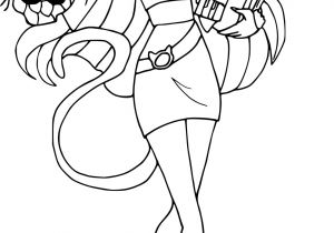 Coloriage De Catch A Imprimer Gratuit Coloriage Catty Noir Monster High à Imprimer Gratuit