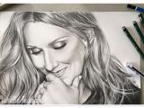 Coloriage De Celine Dion Portrait Au Crayon Graphite De °°celine Dion°° Dessins Par