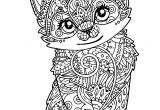 Coloriage De Chat A Imprimer Gratuit Coloriage De Chat En Mandala