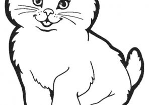 Coloriage De Chat Mignon Coloriage Chaton Chat Mignon Dessin