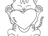 Coloriage De Chat Trop Mignon A Imprimer Gratuit Coloriages Coloriage Chaton Avec Coeur Imprimer Rc Pjs Gratuitement