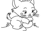 Coloriage De Chat Trop Mignon A Imprimer Gratuit Monde Des Petits Coloriages Imprimer Coloriage Le Petit Chat Mignon