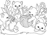 Coloriage De Chaton Trop Mignon à Imprimer Coloriages Animaux Page 2
