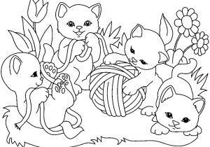 Coloriage De Chaton Trop Mignon à Imprimer Coloriages Animaux Page 2