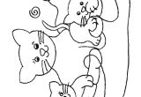Coloriage De Chatons Gratuit Coloriage Bebe Chaton Imprimer