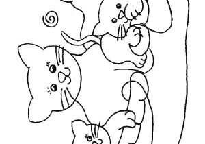 Coloriage De Chatons Gratuit Coloriage Bebe Chaton Imprimer