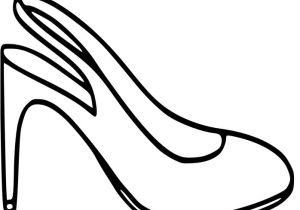Coloriage De Chaussure A Talon A Imprimer Coloriage Chaussure Haut Talon Pour Femme à Imprimer