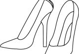 Coloriage De Chaussure A Talon A Imprimer Des Chaussures à Talons Dory Coloriages