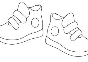 Coloriage De Chaussure A Talon A Imprimer Dessin à Imprimer Des Chaussures Pour Enfants Dory