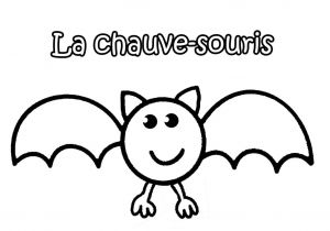 Coloriage De Chauve souris D Halloween Dessiner Une souris Facile