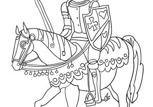 Coloriage De Chevalier à Imprimer Coloriage Cavalire Coloriage Cavalier Et Chevaux Un Tatouage De