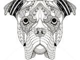 Coloriage De Chien Boxer Boxer Ener Ic and Funny