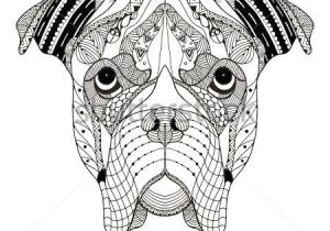 Coloriage De Chien Boxer Boxer Ener Ic and Funny