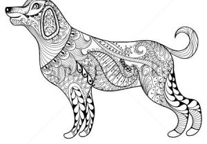 Coloriage De Chien Boxer Wild Dog Stock Vectors & Vector Clip Art Shutterstock