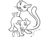 Coloriage De Chien Et De Chat A Imprimer Coloriage Chat Et Chien Dessin