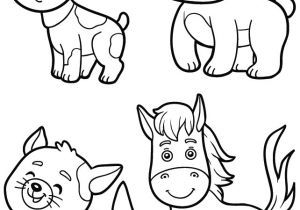 Coloriage De Chien Et De Chat A Imprimer Coloriage Chien Ours Cheval Chat Animaux Jecolorie