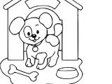 Coloriage De Chien Gratuit à Imprimer Coloriage Niche De Chien à Imprimer