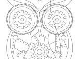 Coloriage De Chouettes Gratuit Coloriage Gratuit Hiboux Mécanique Steampunk