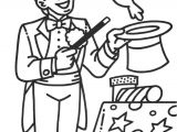 Coloriage De Cirque A Imprimer Gratuit Coloriage Cirque Magicien