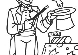 Coloriage De Cirque A Imprimer Gratuit Coloriage Cirque Magicien