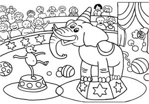 Coloriage De Cirque A Imprimer Gratuit Coloriage Cirque Maternelle